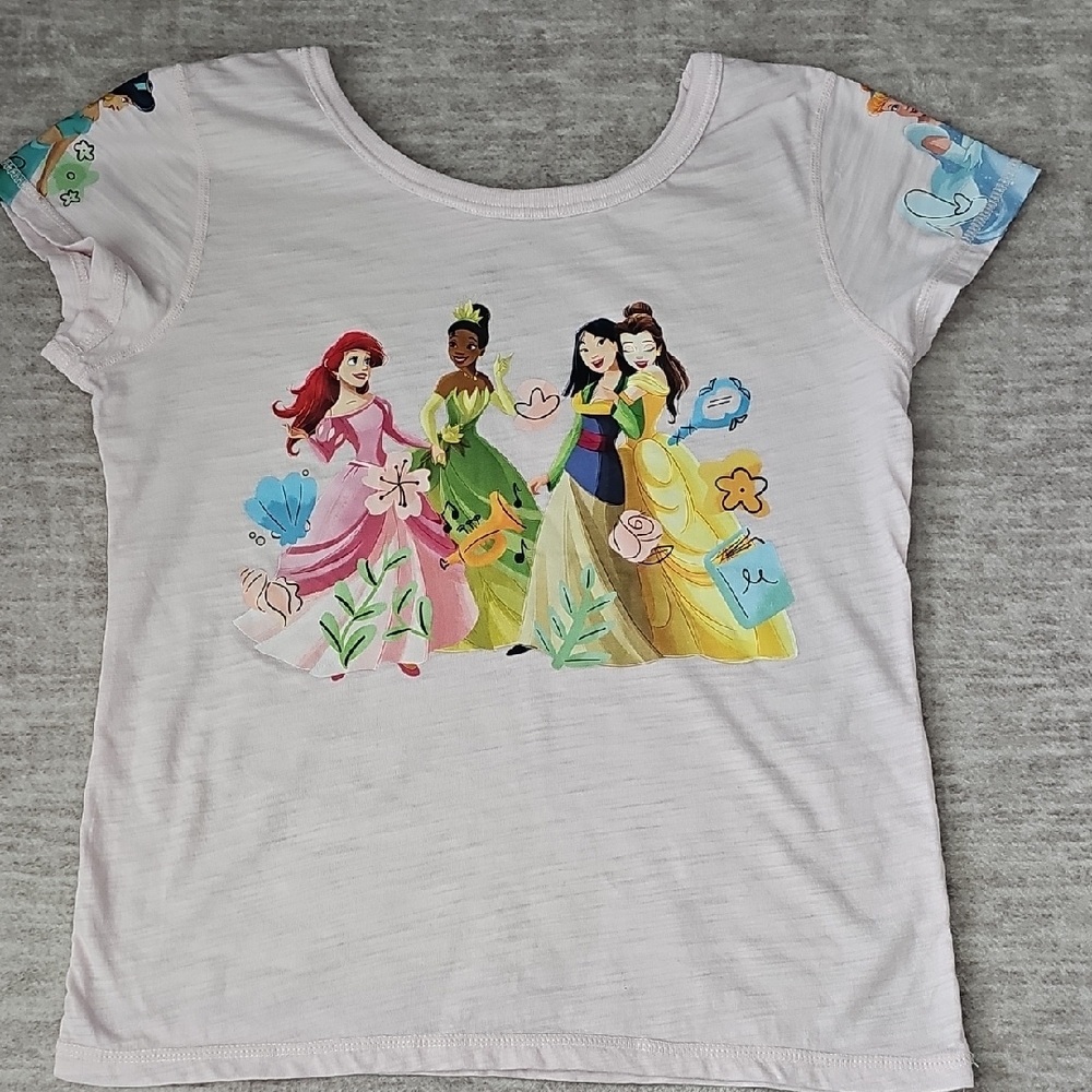 2 FOR $16 - Disney Girls Princess Graphic Tee - Light Pink